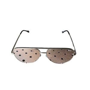 Quay Desi Sunglasses High Key Mirror Aviator Polarized Gold/Gold